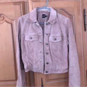 Vintage Gap Pink suede jacket